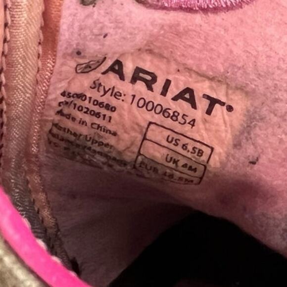 Women's Ariat Fatbaby 10006854 Leather Western Cowgirl Boot Size 6.5B Brown - Picture 6 of 6